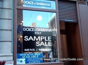 dolce gabbana sample sale 2019