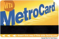 MetroCard and NYC Subway Map MetroCard and NYC Subway Map