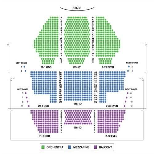 Barrymore Theater Seating Chart