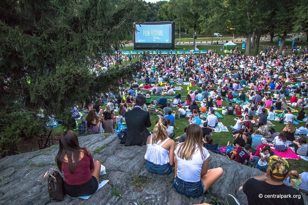 Outdoor Movies NYC Central Park, Bryant Park, Seaport, Hudson