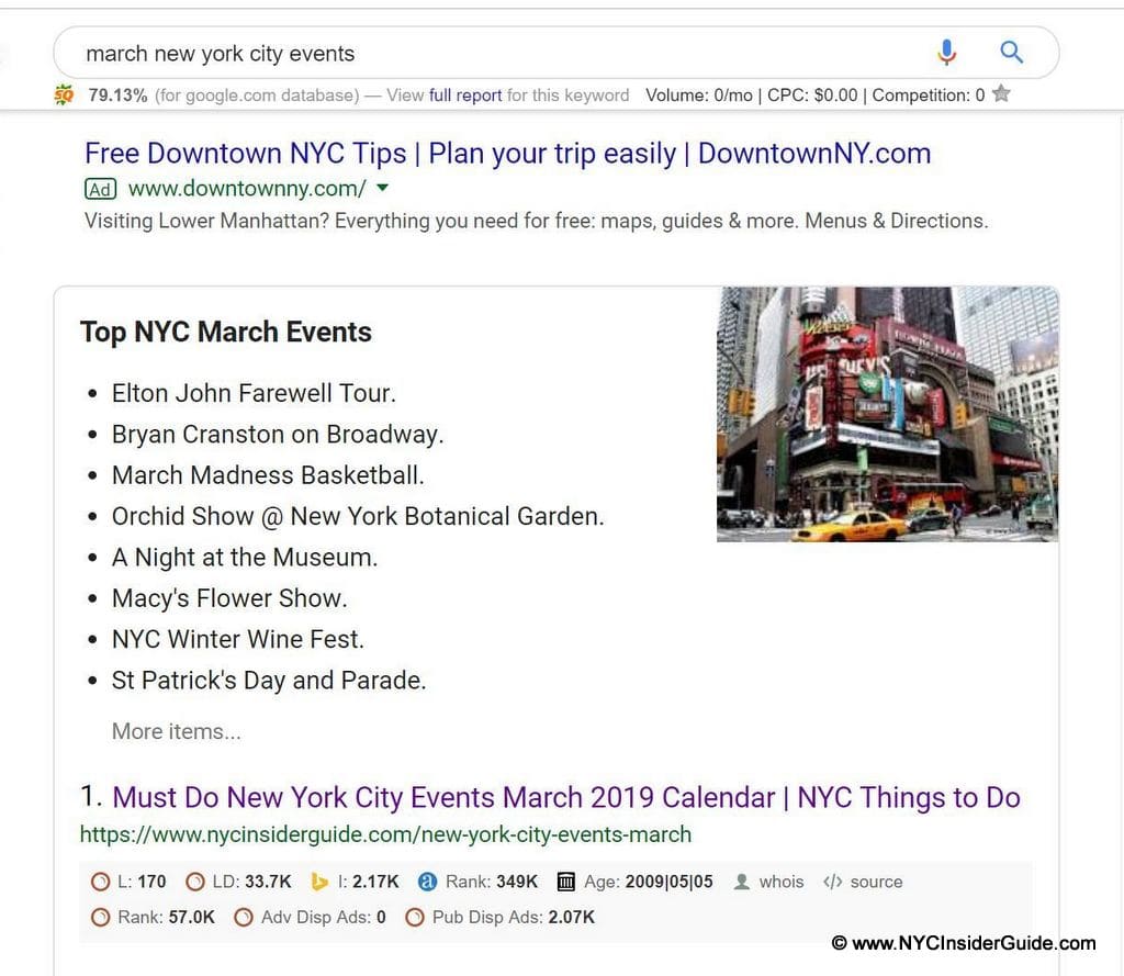 NYC Event Listings Promote