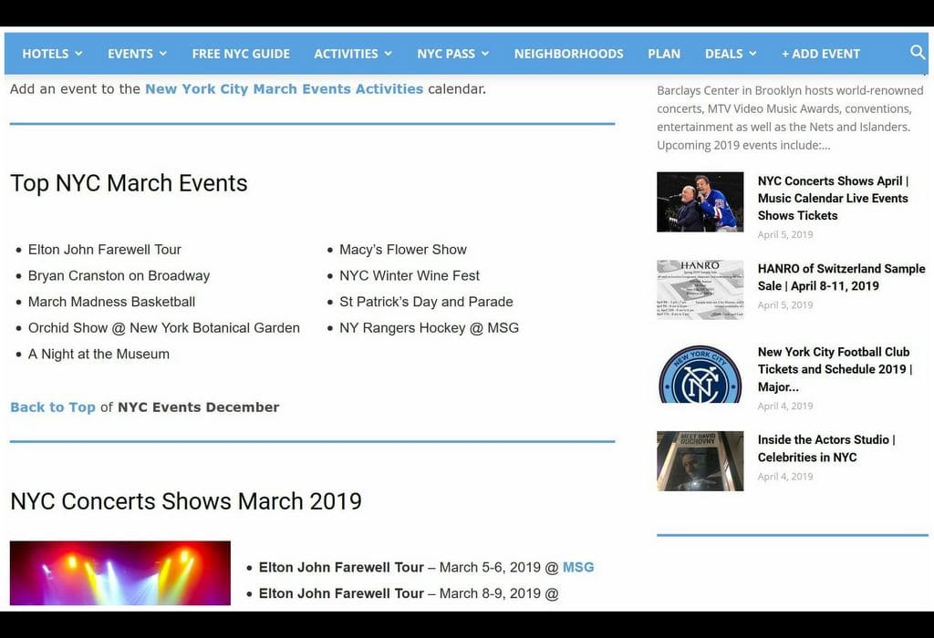 NYC Insider Guide #1 Events NYC Insider Guide #1 Events