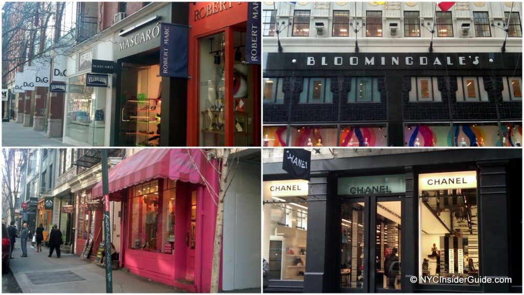 New York City Shopping Soho 5th Ave Boutiques Outlets Budget Shop