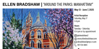 Ellen Bradshaw AROUND THE PARKS: MANHATTAN! Art Exhibit